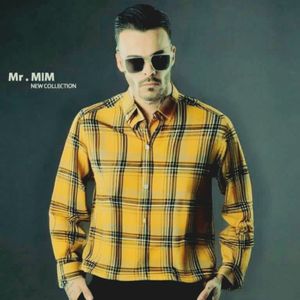 پیراهن مردانه اسپورت چهارخونه کد  1023