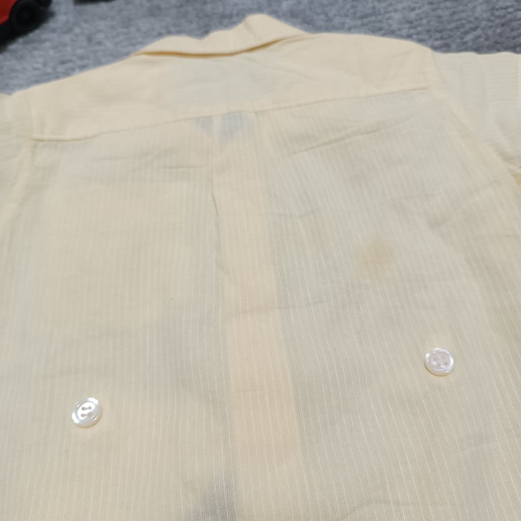 قیمت ارزان بلوز پسرانه نوزادی وارداتی لیمویی لینن