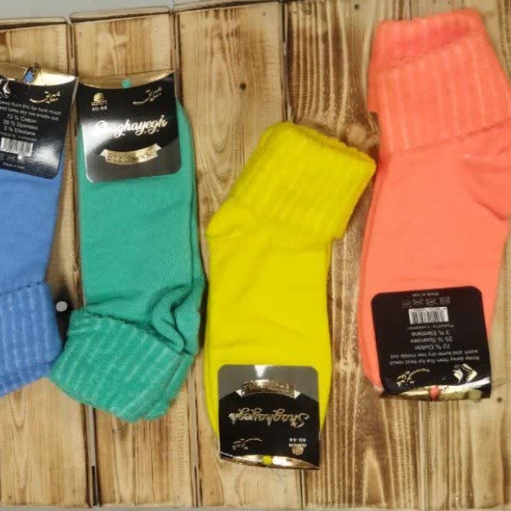 مشخصات جوراب حوله ای لب برگردون