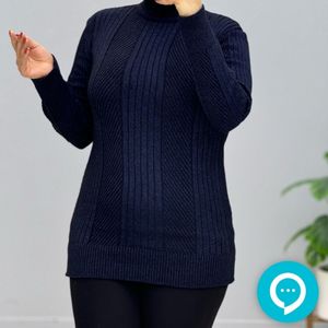 خرید آنلاین بلوز بافت زنانه یقه اسکی کد 40