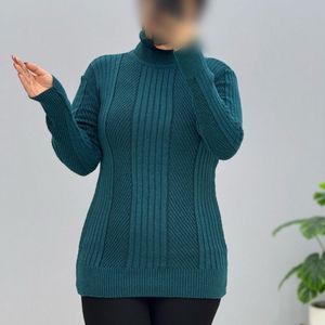 بلوز بافت زنانه یقه اسکی کد 40