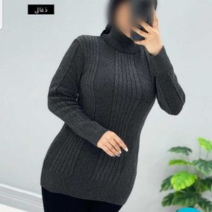 فروش اینترنتی بلوز بافت زنانه یقه اسکی کد 40