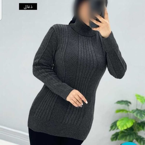 بلوز بافت زنانه یقه اسکی کد 40