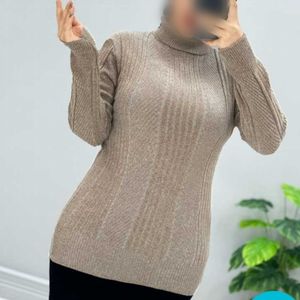 فروش اینترنتی بلوز بافت زنانه یقه اسکی کد 40