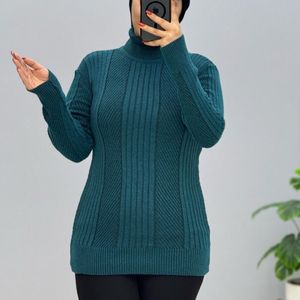 خرید آنلاین بلوز بافت زنانه یقه اسکی کد 40