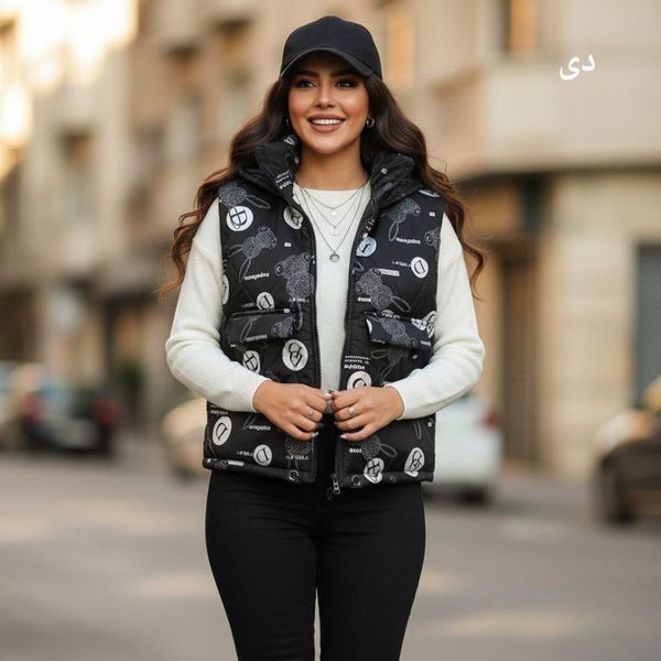 پافر زنانه طرح دار
