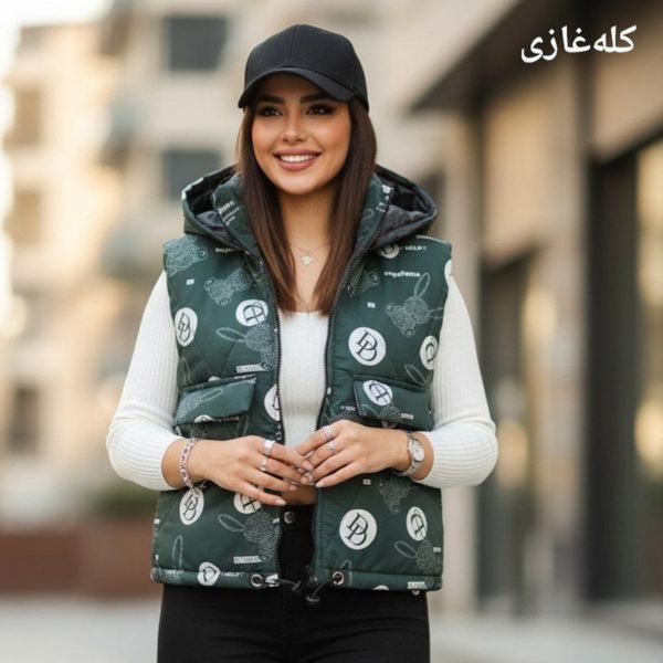 پافر زنانه طرح دار