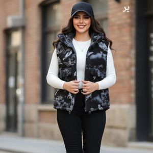 مشخصات پافر زنانه طرح دار