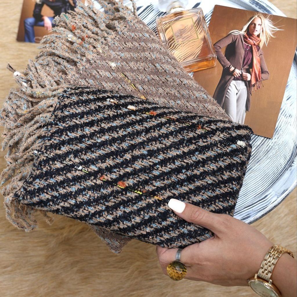 خرید اینترنتی شال موهر خطی