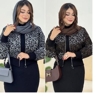 بامبر زنانه طرح پلنگی