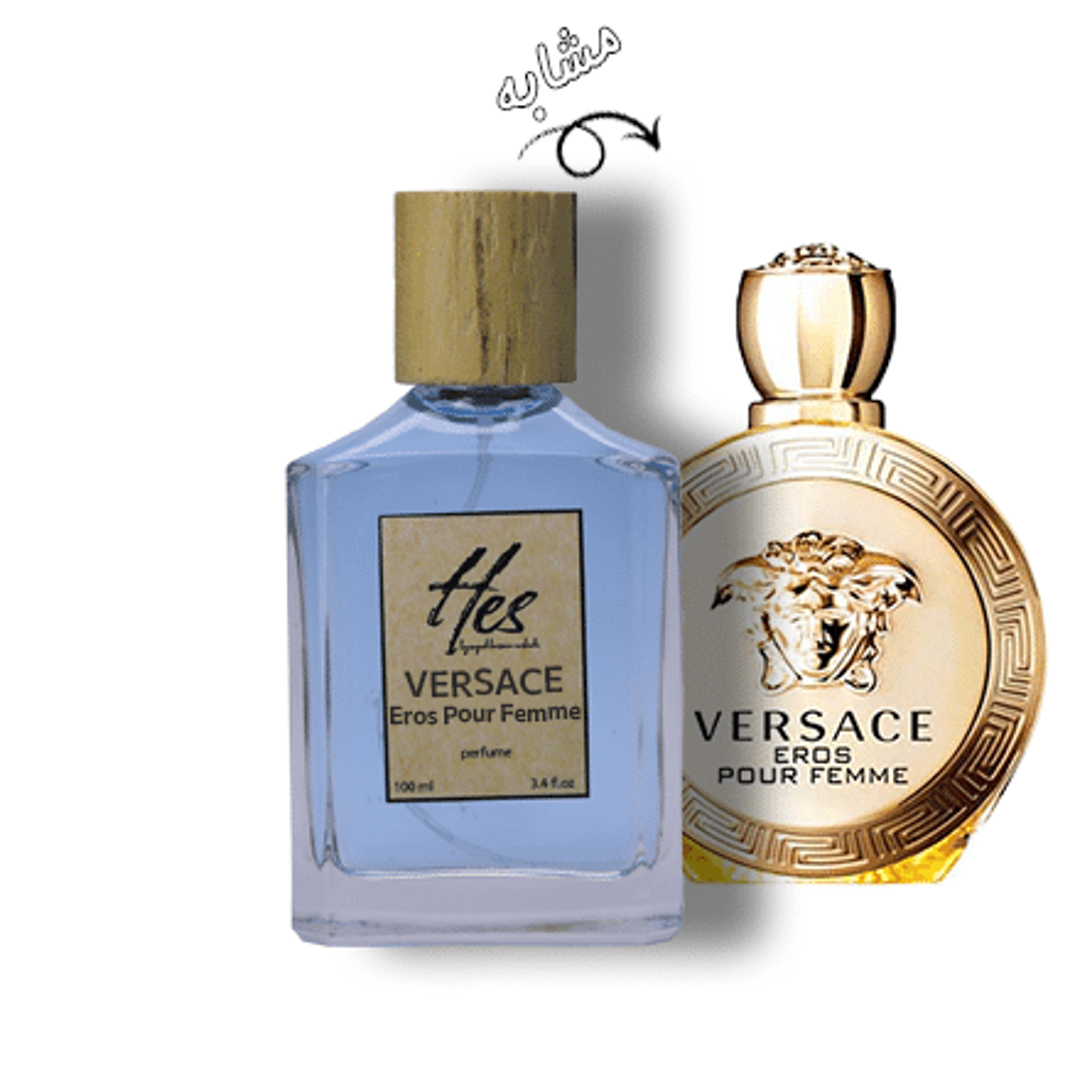 قیمت ارزان عطر زنانه حِس مدل ورساچه اروس - hes - VERSACE - Eros Pour Femme