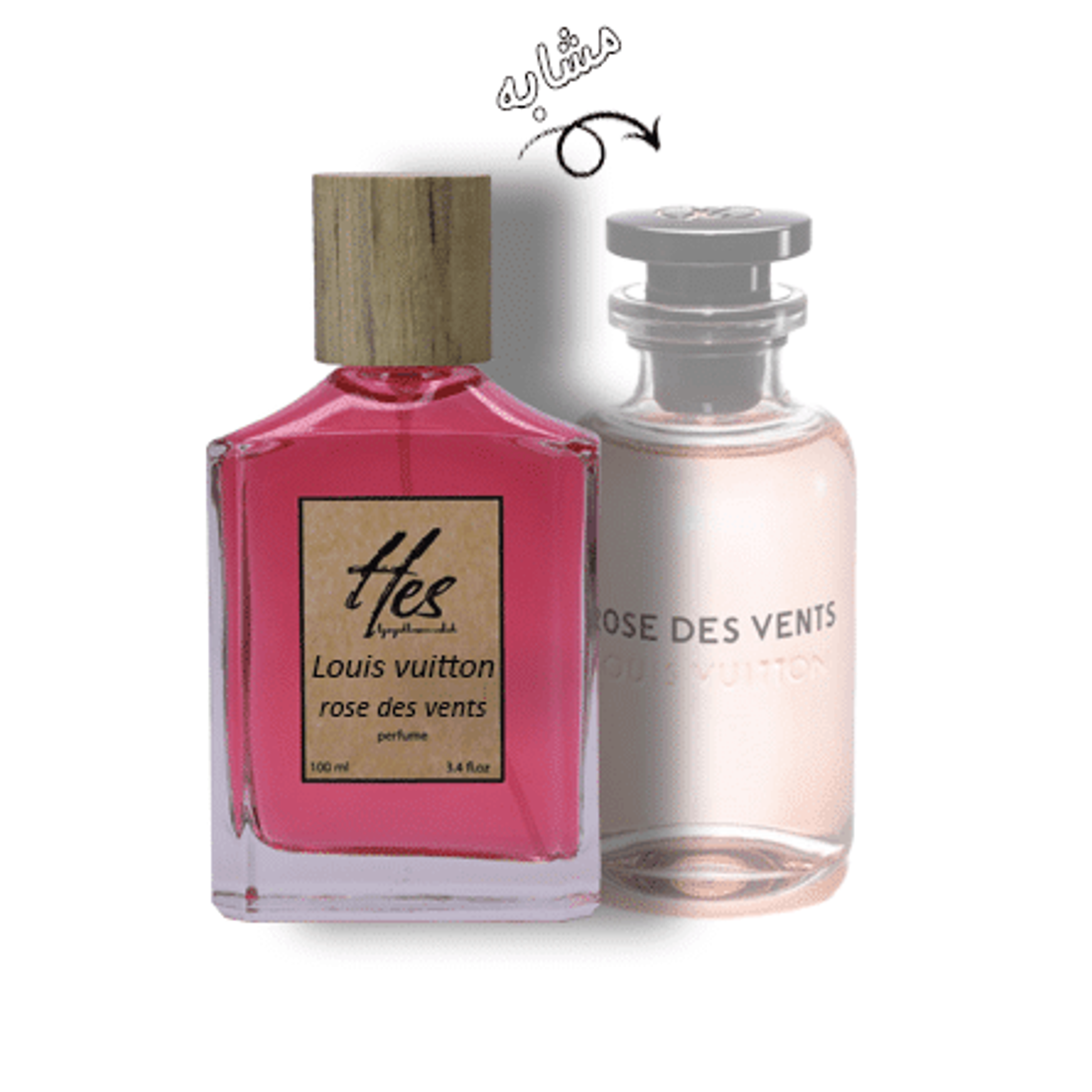 مشخصات عطر زنانه حِس مدل لویی ویتون رز د ونتس - hes - Louis Vuitton - Rose des Vents