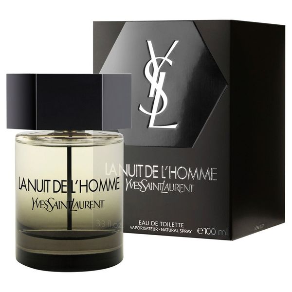 عطر مردانه ایو سن لورن لانویت دی الهوم ادو تویلت (لا نویت لهوم مشکی) - YVES SAINT LAURENT - La Nuit de l'Homme EDT