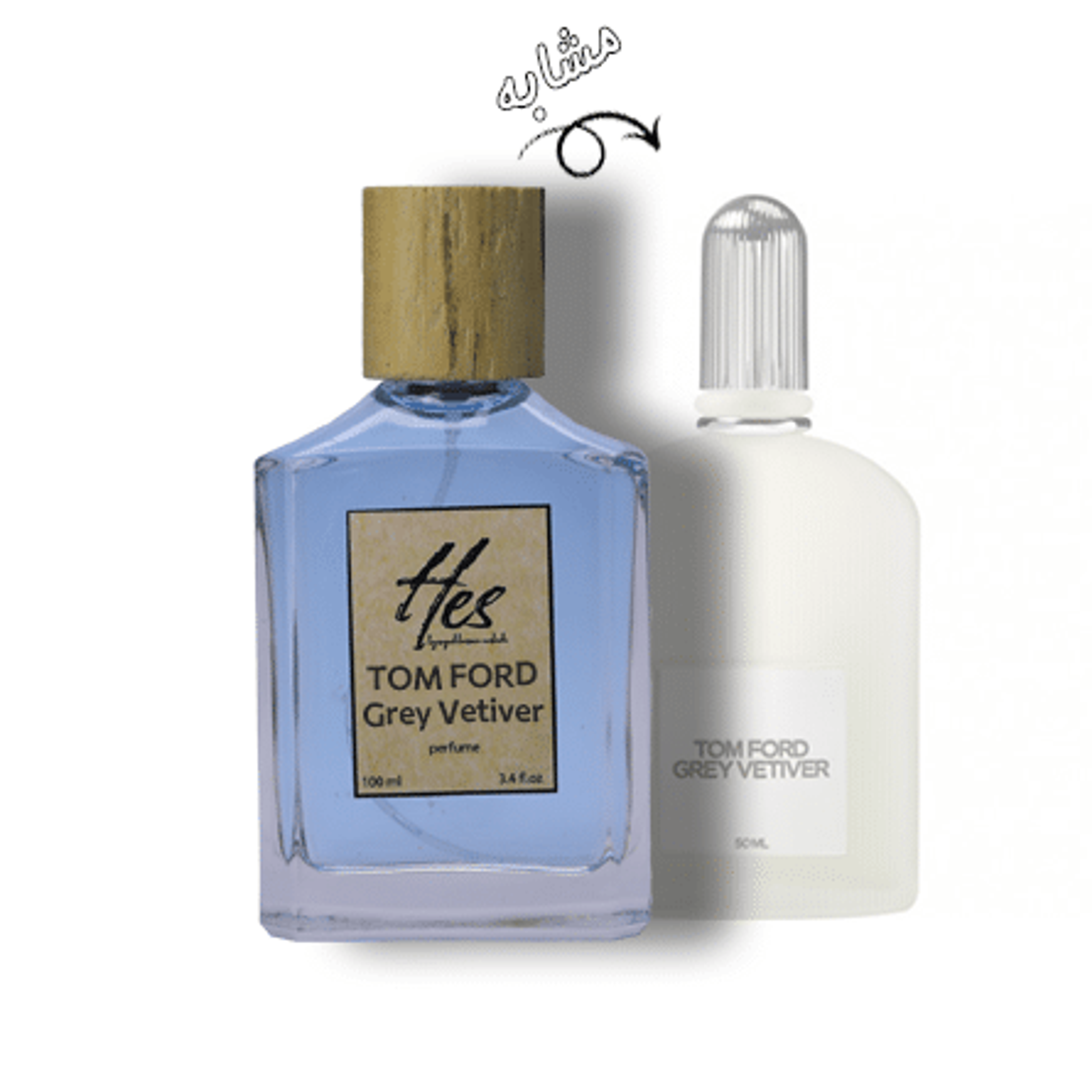 خرید انلاین عطر مردانه حِس مدل تام فورد گری وتیور - hes - TOM FORD - Grey Vetiver