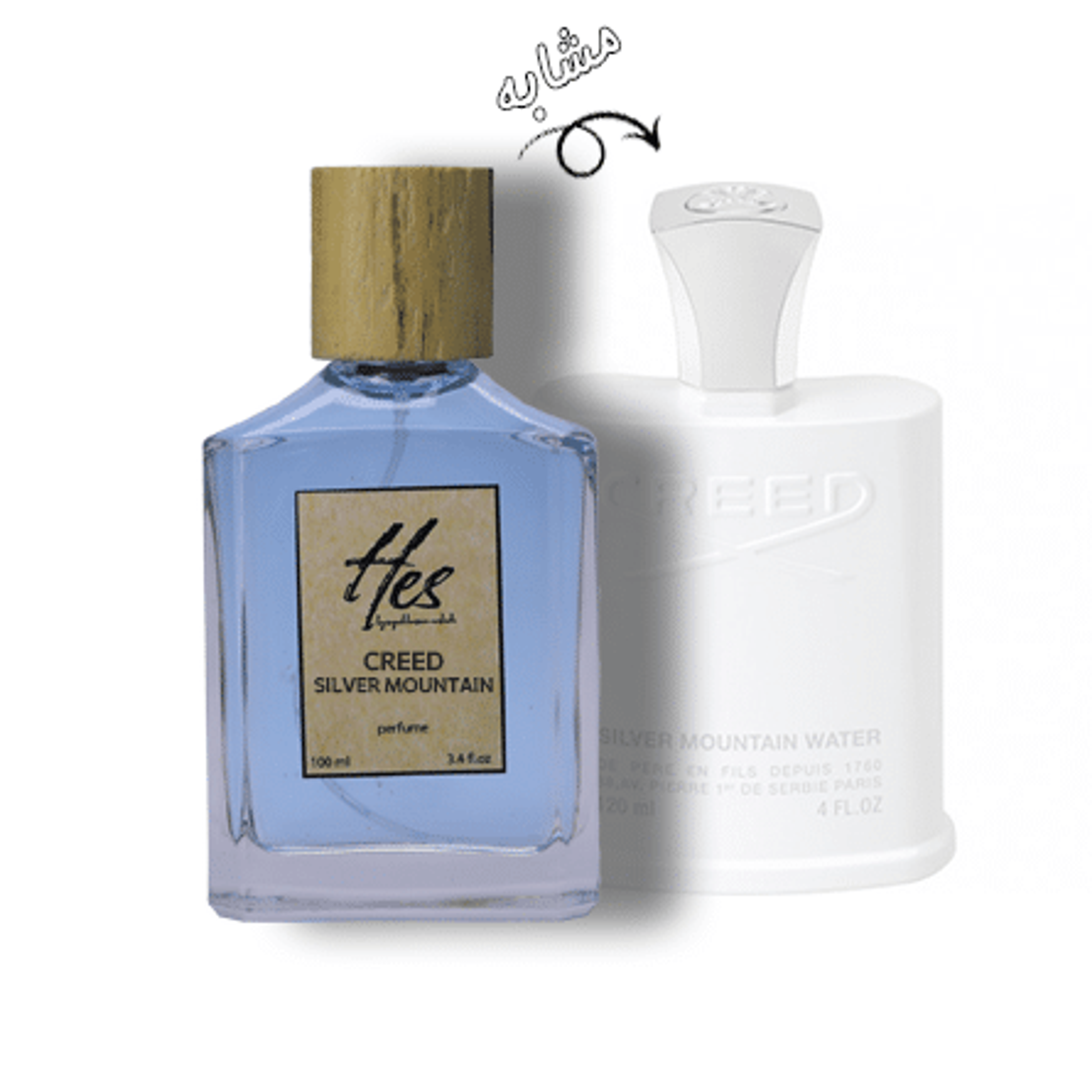 قیمت عطر مردانه حِس مدل کرید سیلور مانتین واتر - hes - CREED - Silver Mountain Water