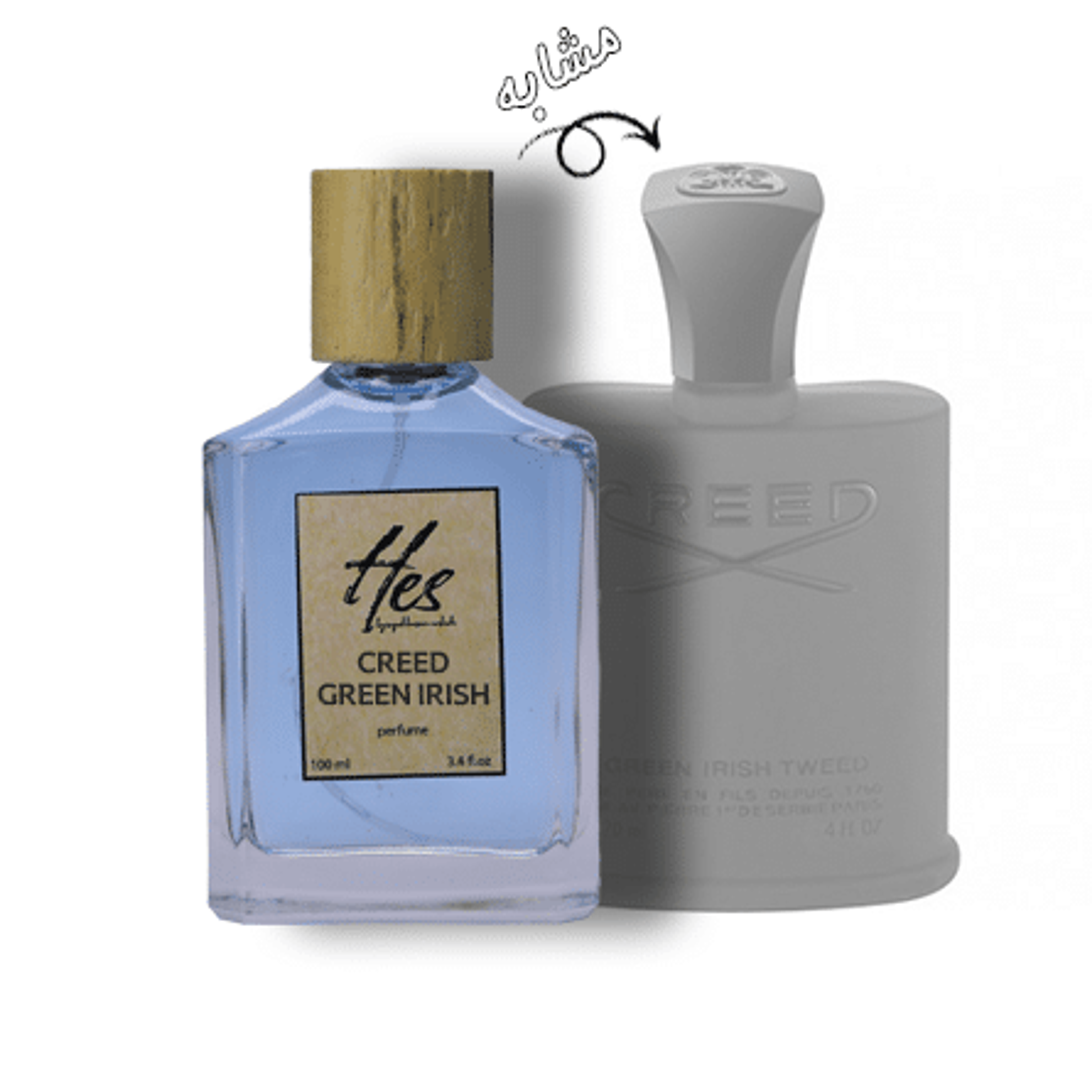 فروش اینترنتی عطر مردانه حِس مدل کرید گرین ایریش توید - hes - CREED - Green Irish Tweed