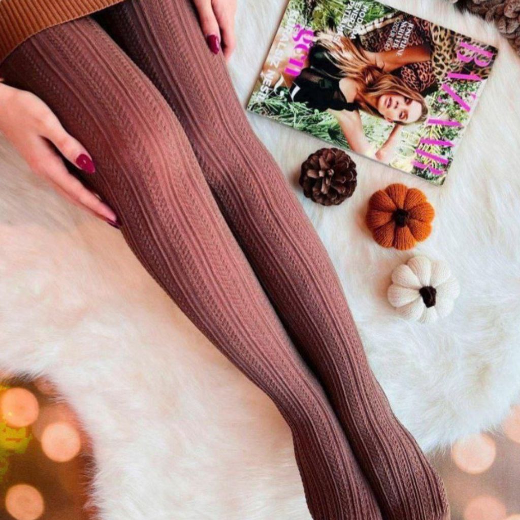 مشخصات جوراب شلواری زنانه بافت طرح گندم