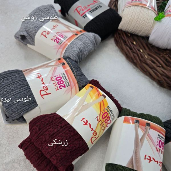 جوراب شلواری زنانه بافت طرح گندم