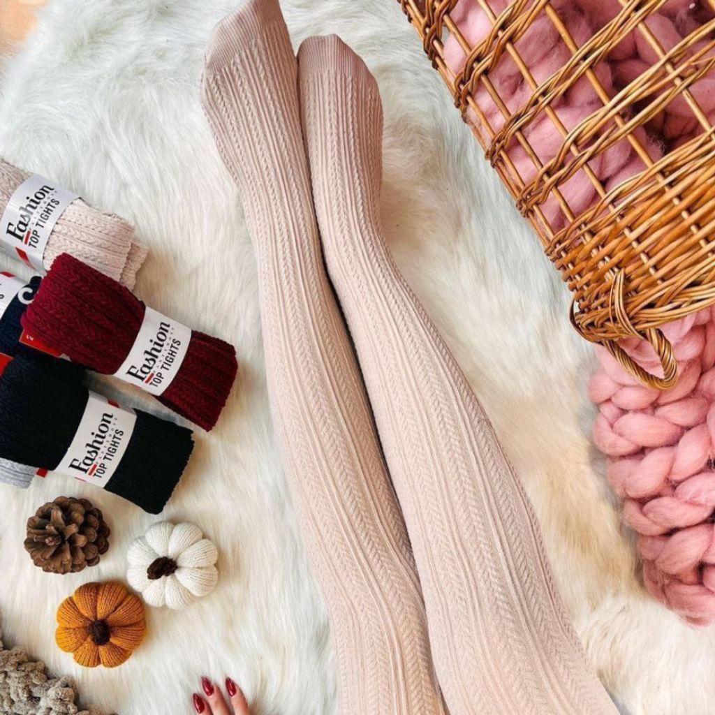 قیمت جوراب شلواری زنانه بافت طرح گندم