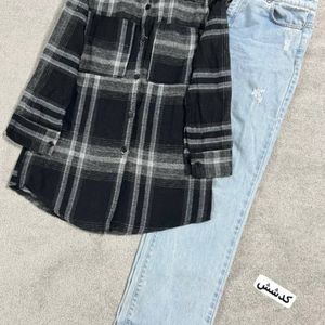 خرید انلاین شومیز زنانه طرح پشمی