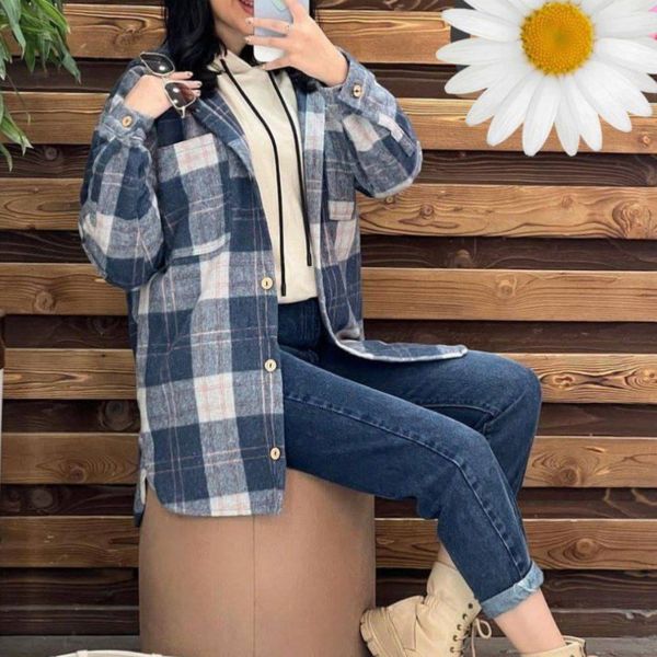 شومیز زنانه طرح پشمی