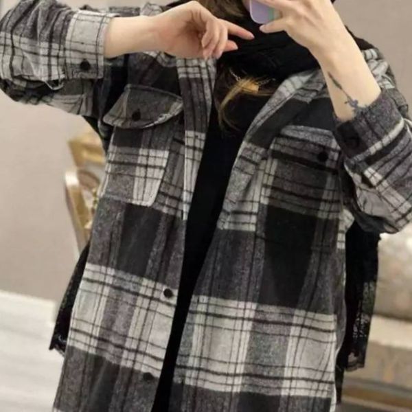 شومیز زنانه طرح پشمی