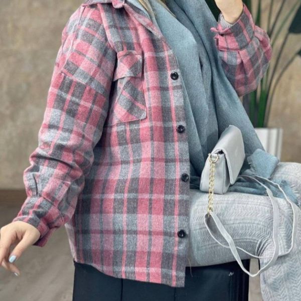 شومیز زنانه طرح پشمی