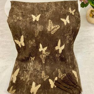 مشخصات شال برشکا طرحدار لمه دار