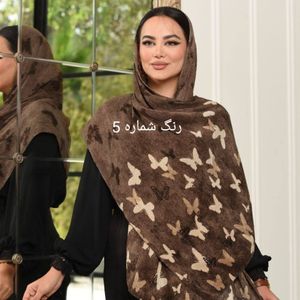 قیمت ارزان شال برشکا طرحدار لمه دار