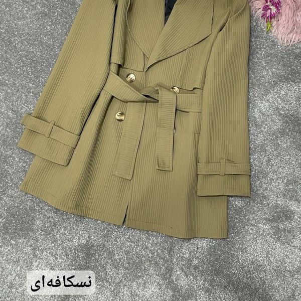 بارانی  زنانه آستردار طرح هانی