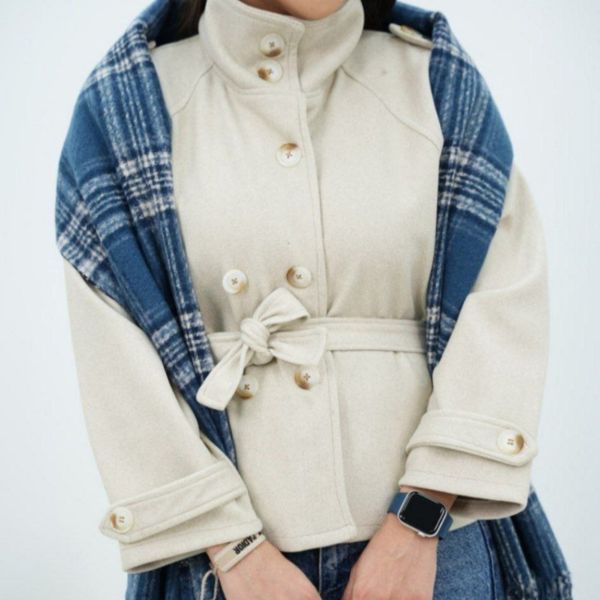 پالتو زنانه طرح پینترستی لامیا