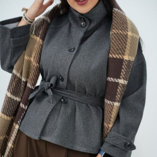 پالتو زنانه طرح پینترستی لامیا