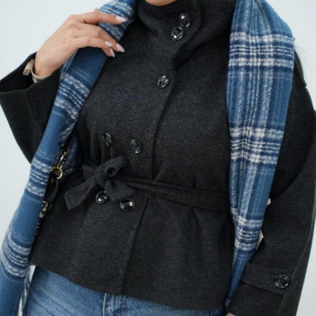 قیمت پالتو زنانه طرح پینترستی لامیا