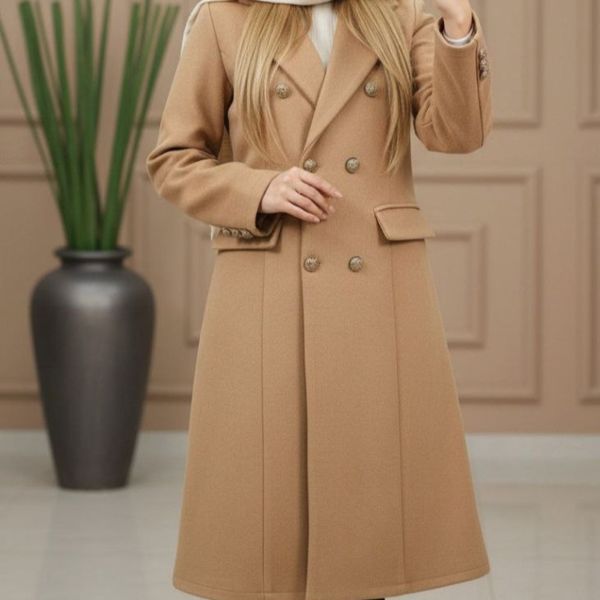 پالتو زنانه مزونی طرح سوژین