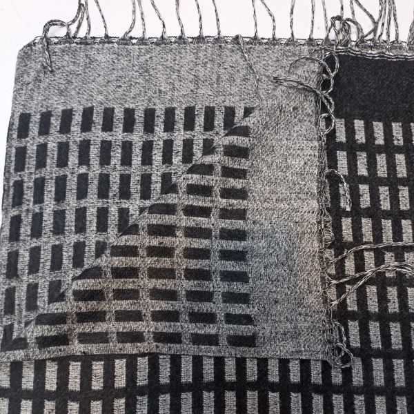 شال موهر پشمی دورویه