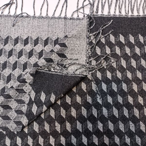 شال موهر پشمی دورویه