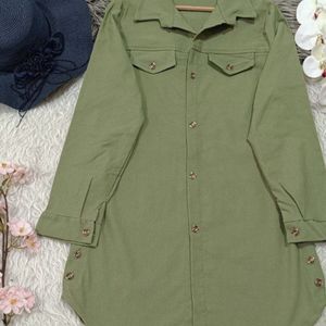 خرید اینترنتی مانتو بغل دکمه