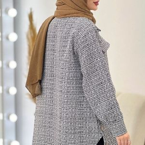 خرید آنلاین مانتو بغل دکمه راشل