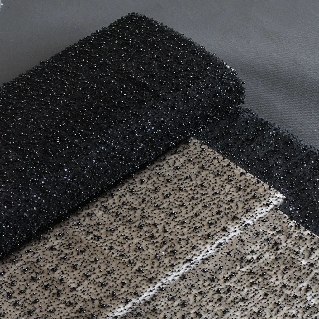 خرید اینترنتی قیمت پارچه تور جسمیکو پر کار