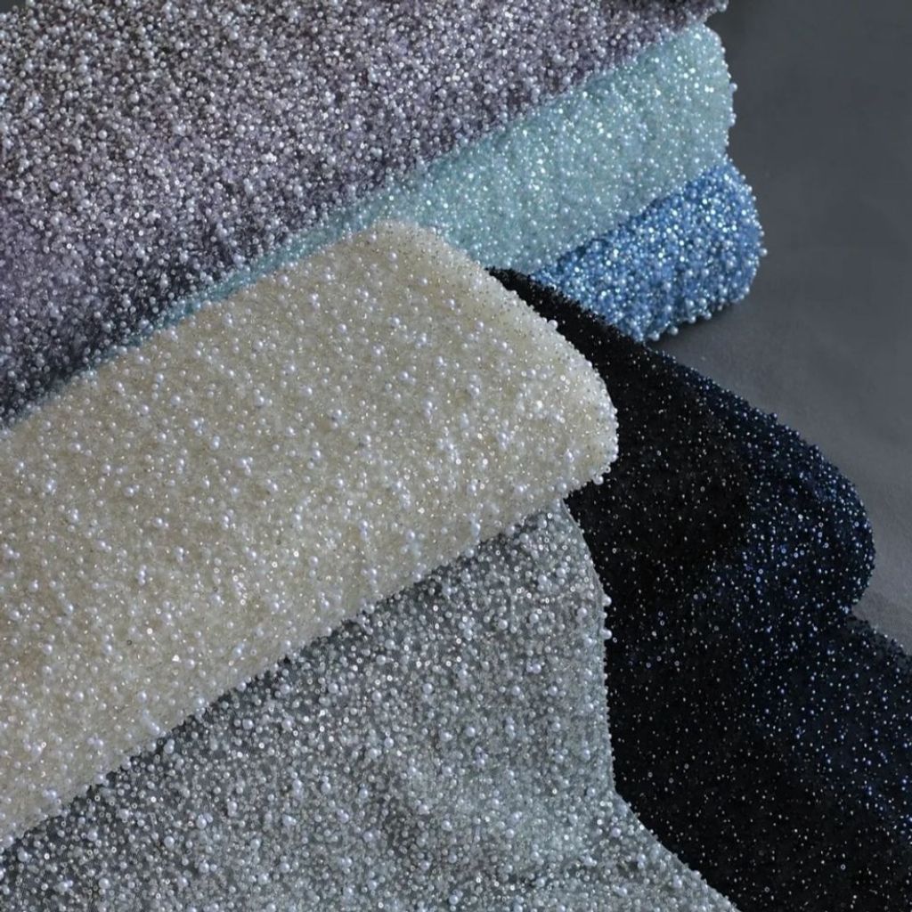 خرید آنلاین پارچه تور جسمیکو پر کار