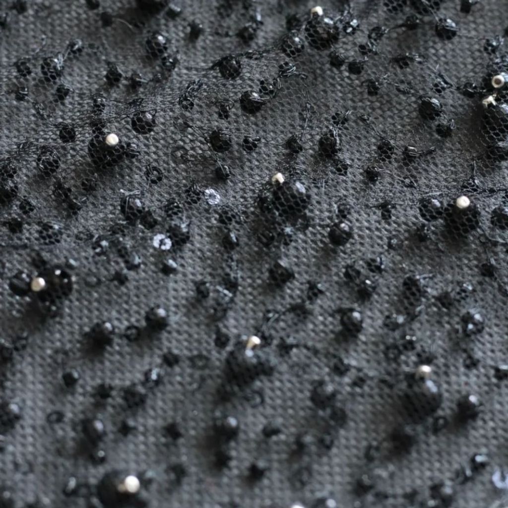 خرید آنلاین پارچه تور جسمیکو پر کار