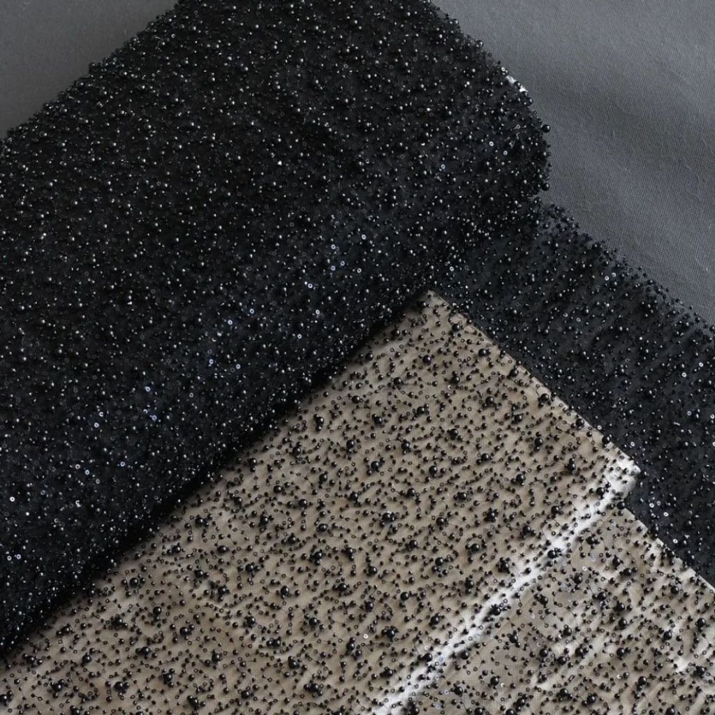 خرید انلاین پارچه تور جسمیکو پر کار