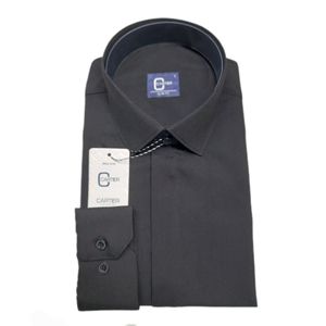 قیمت پیراهن مردانه مجلسی سفید مشکی  اسلیم فیت