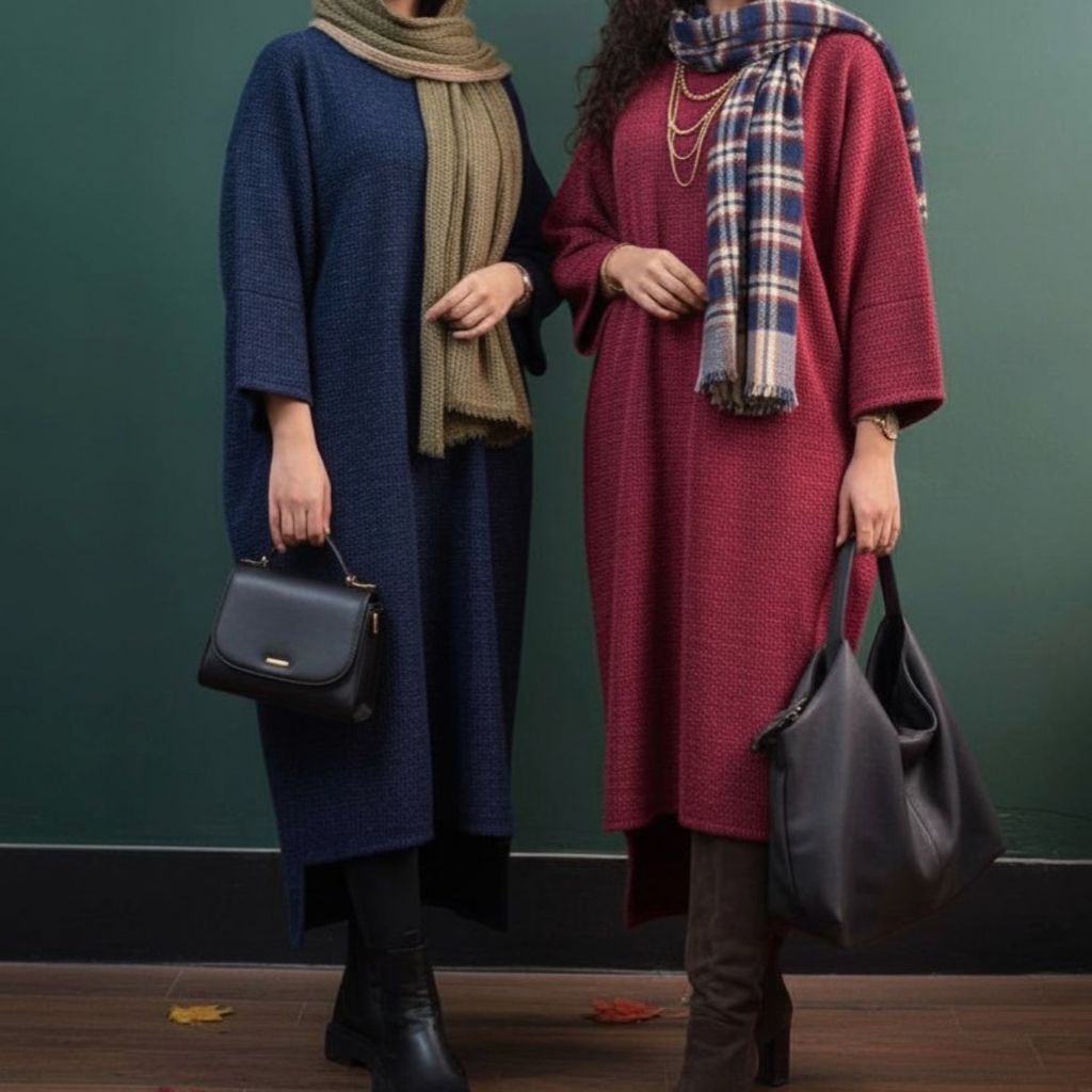 خرید آنلاین کفتان بافت موهر بلند