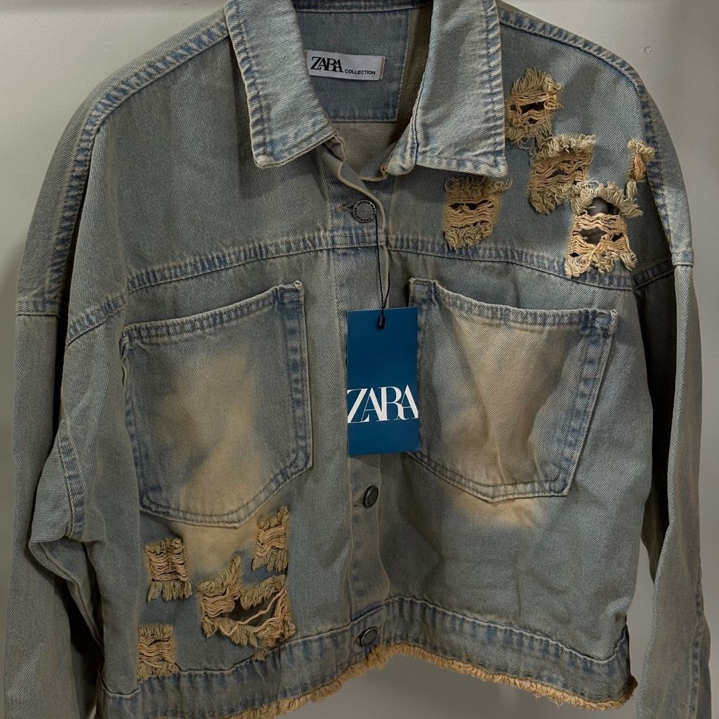 قیمت کت جین کرمی آبی