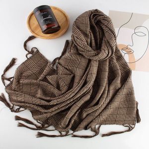 خرید اینترنتی قیمت شال زنانه ویسکوز پاییزه طرح پلیسه