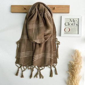 خرید اینترنتی قیمت شال زنانه ویسکوز پاییزه طرح پلیسه