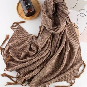 خرید آنلاین شال زنانه ویسکوز پاییزه طرح پلیسه