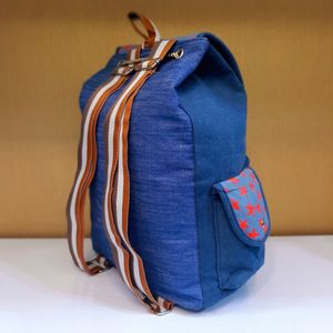 قیمت ارزان کوله پشتی جین ستاره دار