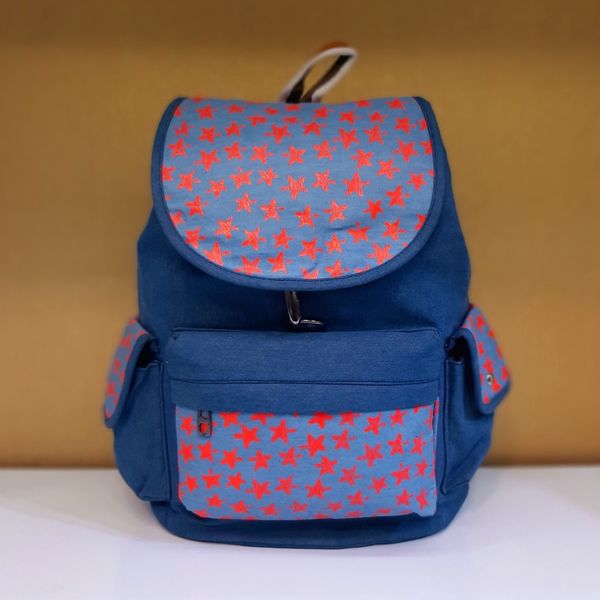 کوله پشتی جین ستاره دار